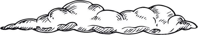 Decorative graphic cloud